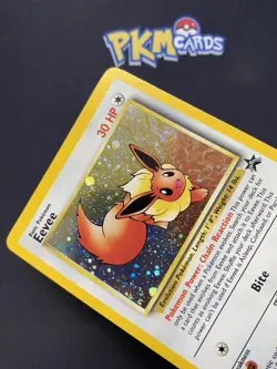 Pokemon TCG Eevee 11 Black Star Promo Holo LP. - Image 2