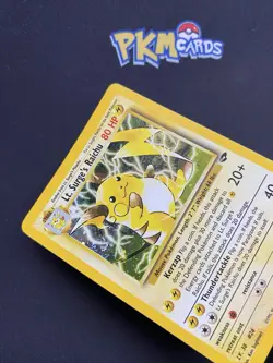 Pokemon TCG Raichu Gym Challenge 11/132 Holo Rare With Swirl LP. - Image 4
