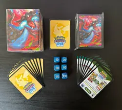 Pokemon TCG Mega Charizard X UPC Accessories - Deck Box, Sleeves, Dice, Codes - Image 3