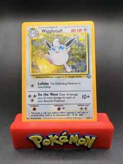 USED Nintendo Wigglytuff - 16/64 - Pokemon Jungle Unlimited Holo Rare WOTC MP - Image 1