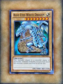Yugioh Blue-Eyes White Dragon YSKR-EN001 Common LP - Image 1
