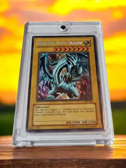 🔥2003 YUGIOH BPT-009 BLUE-EYES WHITE DRAGON SECRET RARE - Image 1