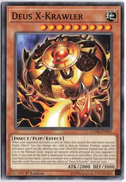 Yugioh - Deus X-Krawler DANE-EN019 1st Edition - Dark Neostorm - Image 1