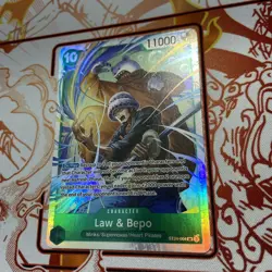 Law & Bepo - ST24-002 - SR Holo - One Piece Card Game N/M - Image 2