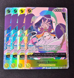 4x OP13-108 Jewelry Bonney SR Playset -One Piece TCG- Carrying On His Will - Image 1
