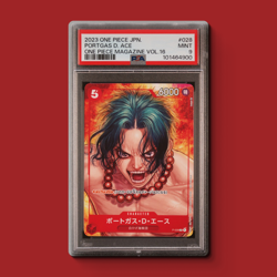 MINT PSA 9 🌟 028 PORTGAS D. ACE ONE PIECE MAGAZINE PROMO VOL.16 Boichi - Image 1