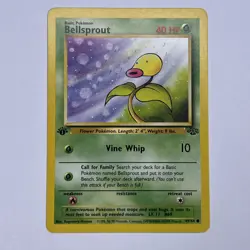 Bellsprout 49/64 Jungle 1st Edition Common Pokemon Card LP - Image 1