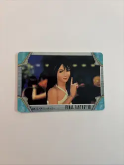 Final Fantasy 8 Rinoa Heartilly Japanese Bandai Card Vintage - Image 1