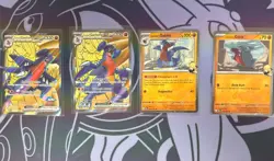Pokemon TCG Destined Rivals Cythia's Garchomp Full Art Card 215/182 204 SVP Lot - Image 1