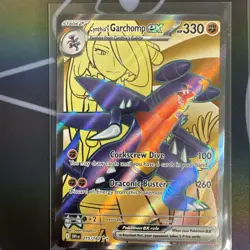 Pokemon TCG Destined Rivals Cythia's Garchomp Full Art Card 215/182 204 SVP Lot - Image 2
