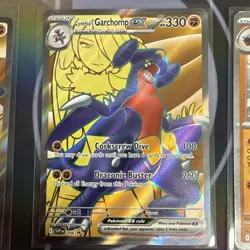 Pokemon TCG Destined Rivals Cythia's Garchomp Full Art Card 215/182 204 SVP Lot - Image 3