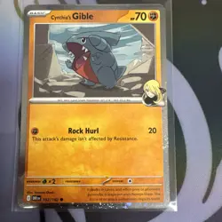 Pokemon TCG Destined Rivals Cythia's Garchomp Full Art Card 215/182 204 SVP Lot - Image 5