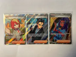 Pokemon TCG Prismatic Evolutions Full Art Trainer Card - 3 Card Lot - Image 1