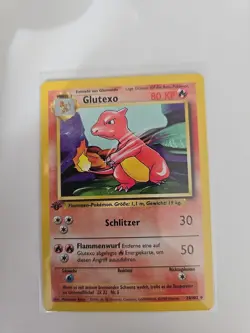 Pokemon Card 1st Edition Glutexo (24/102) Charmeleon Base Set GERMAN - Image 1
