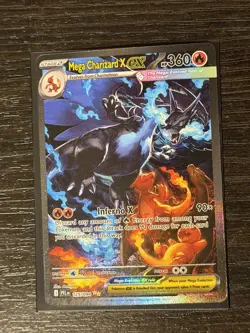 Mega Charizard X ex SIR 125/094 Phantasmal Flames English Pokemon Card - Image 3