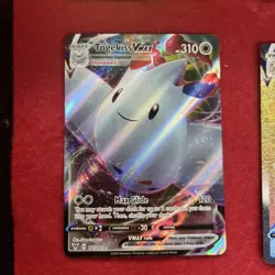 Pokemon 4 Card Lot (NM/Pack Fresh) Togekiss,alcremie, Oranguru, Mew V - Image 4