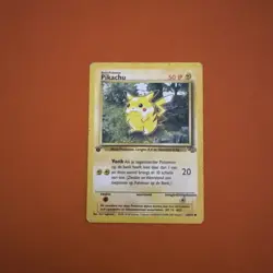 Pokemon Cards: Jungle 1st Edition Common: Pikachu 60/64 4th print Dutch - Image 1