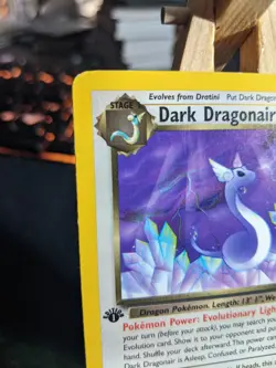 Dragon Dragonair 33/82 1st Edition LP Pokemon Card - Image 2