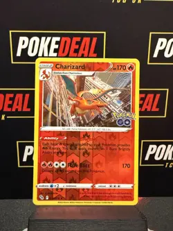 Charizard 010/078 - Pokemon GO - Holo Rare Pokemon Card - Near Mint - Image 1