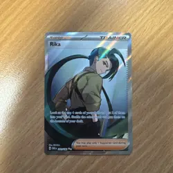 Pokemon Rika Holo Card 241/182 Sv04: Paradox Rift Ultra Rare NM Condition - Image 1