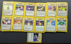 WOTC Pokemon Trainer Cards All LP-NM 617 Total Cards. - Image 1
