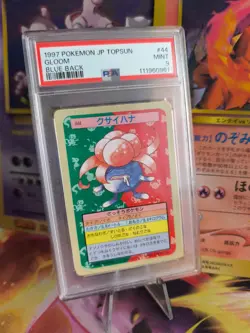 Pokemon Card Gloom Duflor Topsun Blue Back Bandai 1995 Vintage Japanese PSA 9 - Image 1