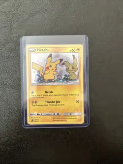 Pokemon 2019 Pikachu SM162 Sun & Moon Black Star Promo Holo Card TCG - Image 1