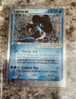 Pokemon TCG Lapras EX Holo Ultra Rare Card Ruby & Sapphire 99/109 - Image 1
