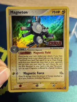 Magneton 16/108 Reverse Holo Rare Ex Power Keepers Stamped Pokemon Card MP - Image 3