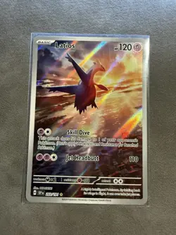 Latios 203/191 Sv08: Surging Sparks Holo Pokemon TCG Card - Image 2