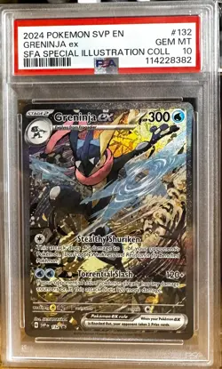 Pokemon TCG Greninja EX Black Star Promo Card SVP 132 PSA 10 - Image 1