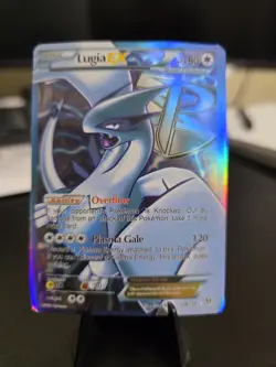 Pokemon TCG Lugia EX Legendary Treasures Holo Rare Card 134/135 FAN ART CARD - Image 2