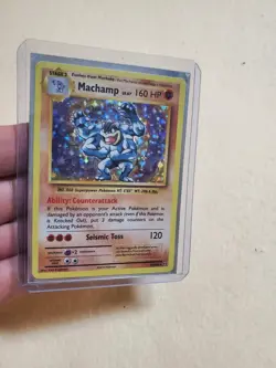 LP Pokemon TCG Machamp Holo Rare Card 59/108 XY Evolutions 2016 - Image 2