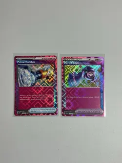 Pokemon Temporal Forces Cards Hero's Cape 152/162 & Prime Catcher 157/162 - Image 1