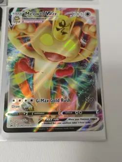 Pokemon Illustration Rare/Meowth,Flareon Black Star Promo/Full Art Holo Cards - Image 2