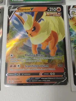 Pokemon Illustration Rare/Meowth,Flareon Black Star Promo/Full Art Holo Cards - Image 3