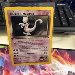 Pokemon TCG Rockets Mewtwo Gym Challenge Holo Card 14/132 1st Edition - Image 1