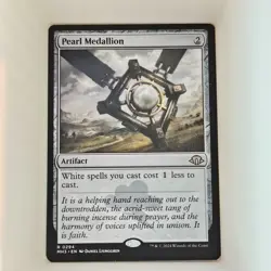 Pearl Medallion Modern Horizons 3 MTG Magic The Gathering 0294 Regular - Image 1