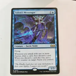 Talion's Messenger Wilds of Eldraine NM MTG Magic the Gathering 73 - Image 1