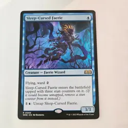 Sleep-Cursed Faerie Wilds of Eldraine NM MTG Magic the Gathering 66 - Image 1