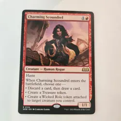 Charming Scoundrel Wilds of Eldraine MTG Magic The Gathering 124 - Image 1