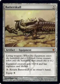 Batterskull New Phyrexia Regular 130 Magic MTG MP - Image 1