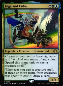 MTG TCG - Inga and Esika 229 March of the Machine - NM Free Shipping $5+ - Image 1