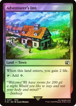 NM Foil Adventurer's Inn, MTG, Final Fantasy, Magic the Gathering, 271 - Image 1