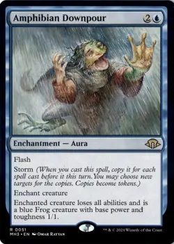 Amphibian Downpour 0051 Modern Horizons 3 Regular NM Magic MTG - Image 1
