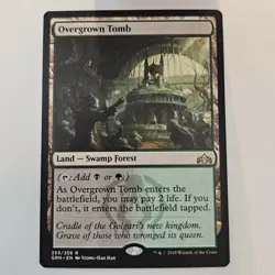Overgrown Tomb Guilds Of Ravnica 253 LP MTG Magic The Gathering - Image 1