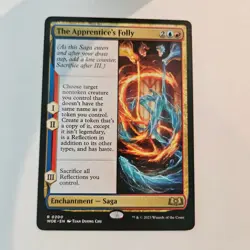 The Apprentice's Folly Wilds of Eldraine 200 NM MTG Magic The Gathering - Image 1