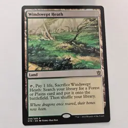 Windswept Heath Khans of Tarkir 248 LP MTG Magic the Gathering - Image 1