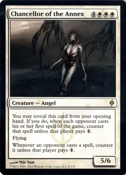 Chancellor of the Annex 6 New Phyrexia Regular MP Magic MTG - Image 1