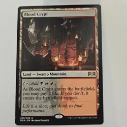 Blood Crypt Ravnica Allegiance 245 LP MTG Magic the Gathering - Image 1